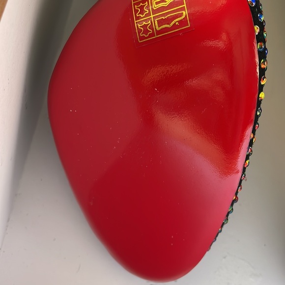 STUNNING CHRISTIAN LOUBOUTIN HEELS FIFI SUEDE 3D 39.5 Multi-color/black - Picture 6 of 9